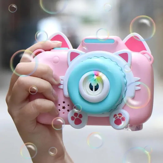 Cat Camera Toy Bubble Maker
