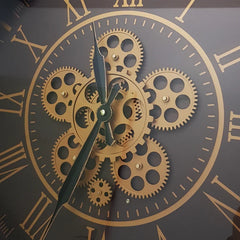 Italian Luxury Group Hermes Round Wall Clock Rose Gold