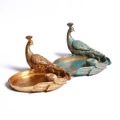 Peacock Table Decor