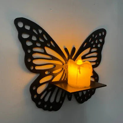 Butterfly shelves wooden