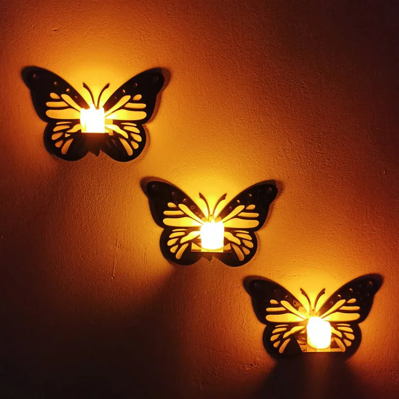 Butterfly shelves wooden