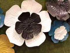 Antique Metal Petals Wall Decor