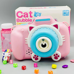Cat Camera Toy Bubble Maker