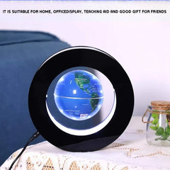 Magnetized Floating Globe With LED Light