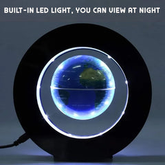 Magnetized Floating Globe With LED Light