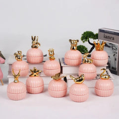 Sparrow Candy Jar Gift Decor