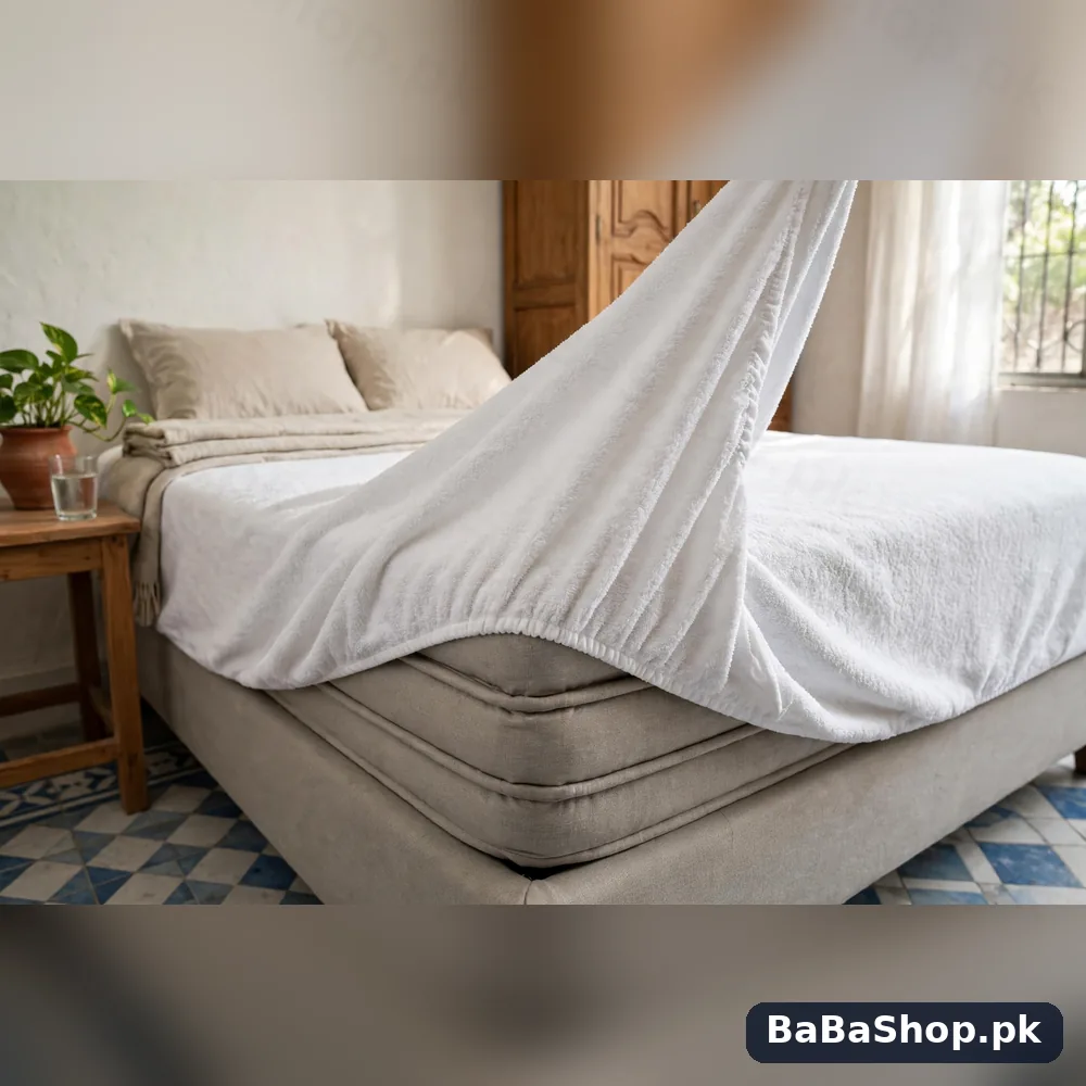 Waterproof Mattress Protector – Terry Cotton Fitted Mattress Cover